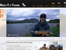 Tablet Screenshot of northflyfishing.com